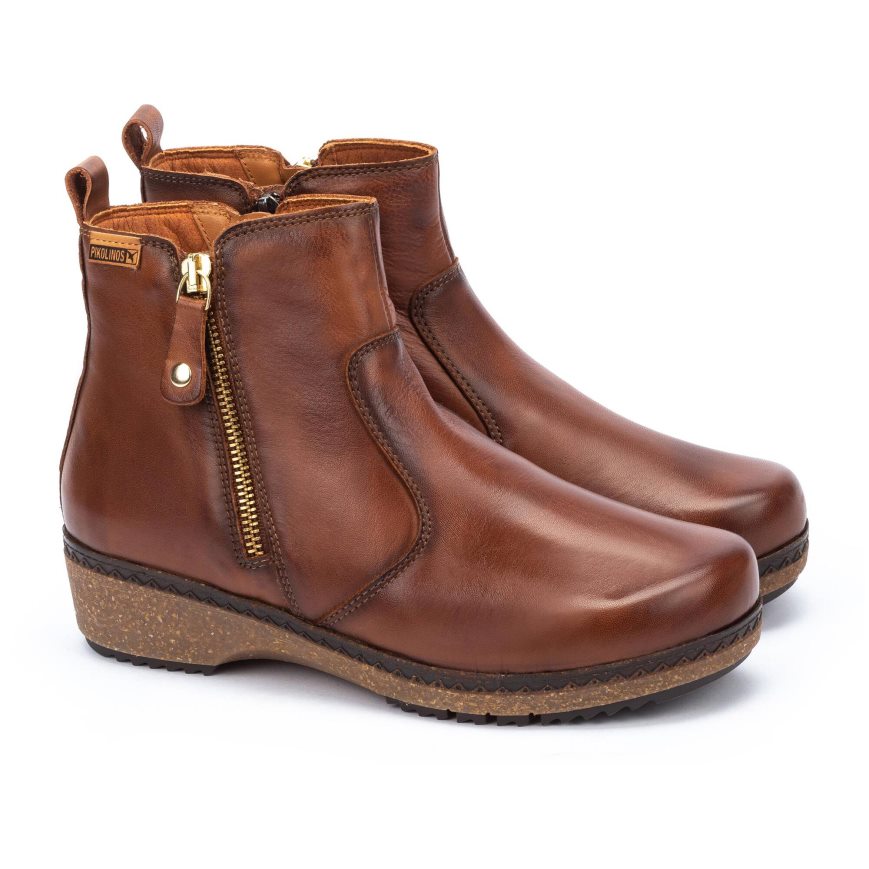 Women's Pikolinos GRANADA Ankle Boots Brown | NZ DA8073Q